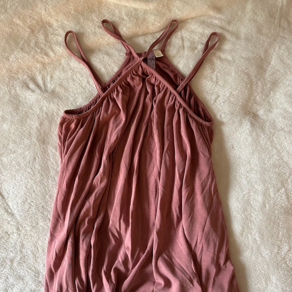 Pink Boutique Strappy Flowy Tank Top